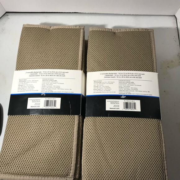 2 New Mainstay Dish Drying Mat Set - Picture 6 of 6